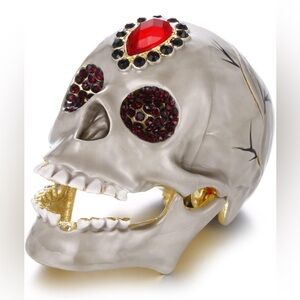 Skull trinket Box Tchotchke NWT